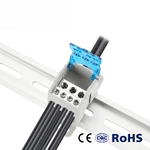 UKK 80A Power Distribution Terminal Block Box on Din Rail terminal block