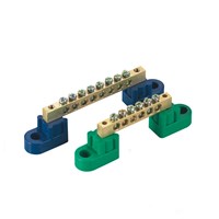 Green/ Blue Brass Terminal Block WL-05
