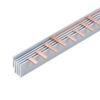 Copper Material Busbar Pin Type 3 Pole Distribution Box Copper Connector Busbar