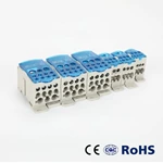 Unipolar Modular Panel Power Screw Cage Distribution Terminal Block