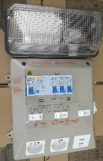 How to wire the 1P and 2P mini circuit breakers of the distribution box? What are the safety precautions?